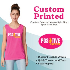 Custom Text Unisex Tank Top, Personalized Printed Logo Racerback Tank Top, Customize Design Tank Top, Your Photo Tank, Gift For Him & Her
