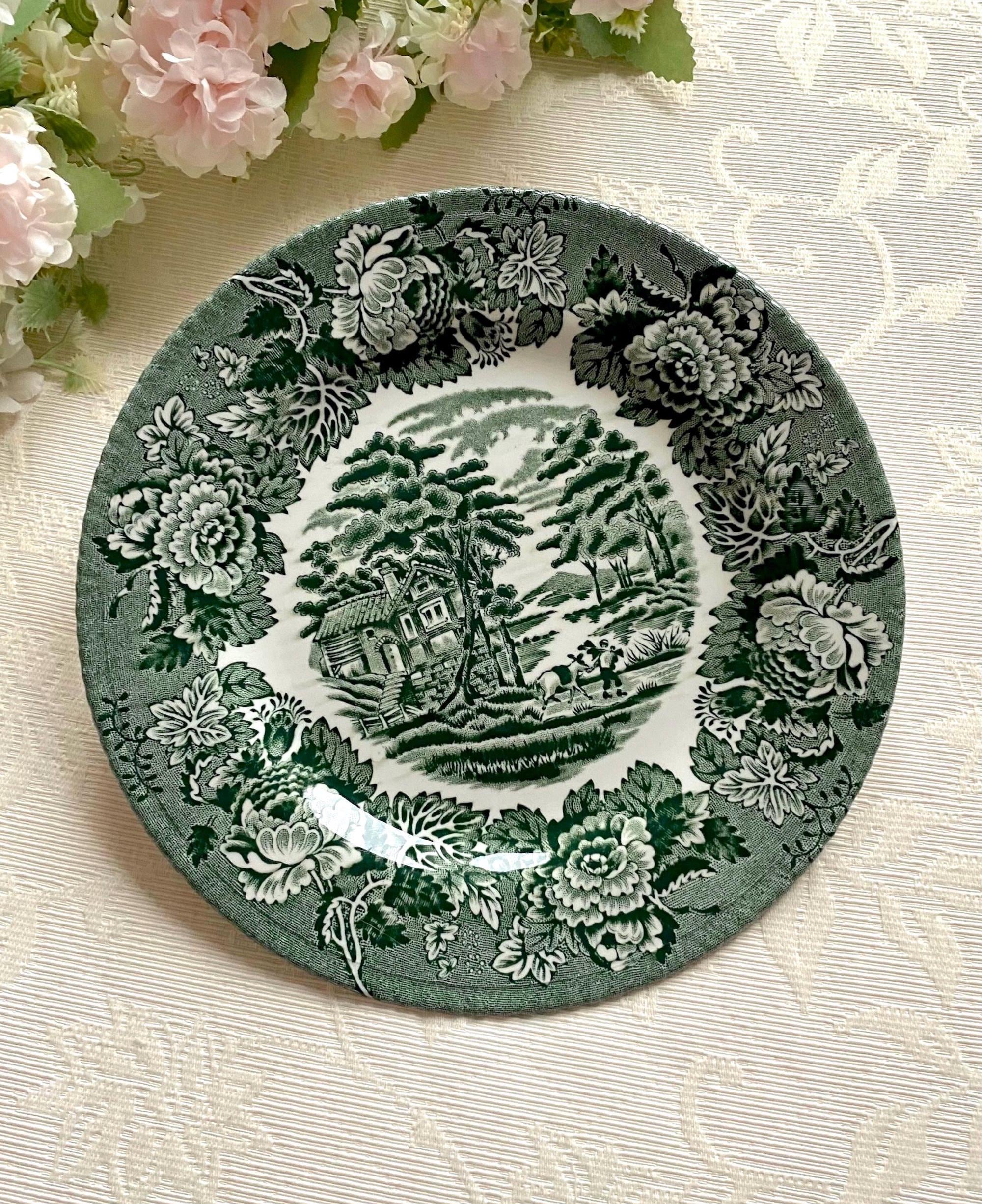 Enoch Woods Green Plate - Etsy