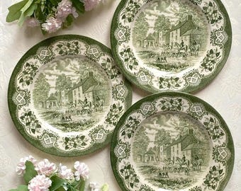 アンティーク トランシルヴァニア 伝統陶器 農民の花がデザインされた 年代物の大きな絵皿です。