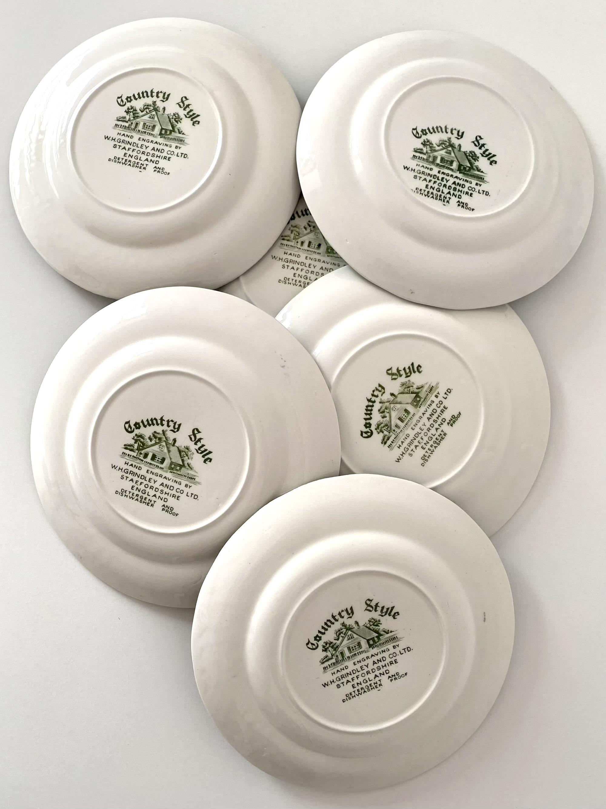 Price is for 1 Plate. Country Style W. H. Grindley and Co