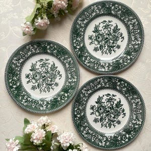 El precio corresponde a 1 plato. Plato llano de 23 cm de diámetro, color verde oscuro, marca Westminster Wood & Sons. Color blanco roto inglés. ¡El color puede variar ligeramente!