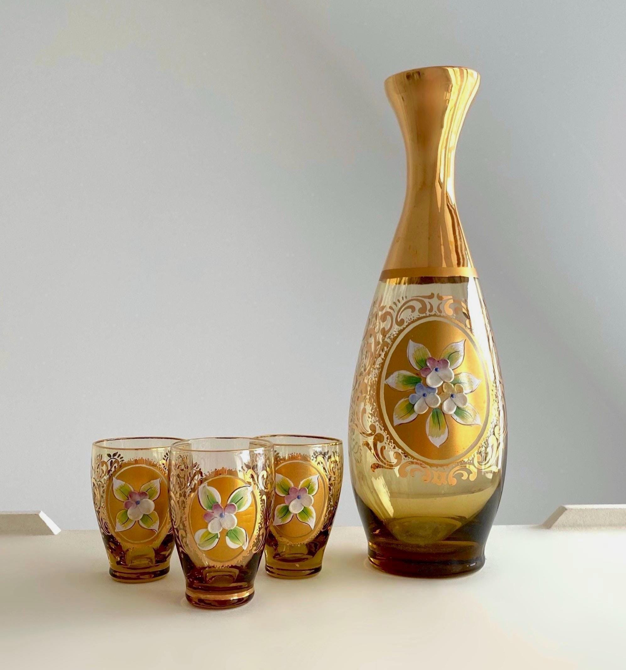 Murano vintage decanter set - Etsy 日本