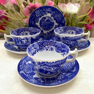 Precio por taza y plato. Spode Italian Design, Woods Ware Wood and Sons. Juego de taza y plato de té de 200 ml (6,8 oz). ¡Variaciones de sellos!