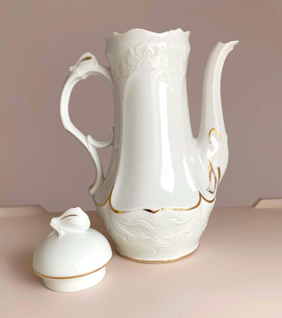 Bing & Grøndahl 1200ml (40.5オンス) 蓋付きコーヒーポット