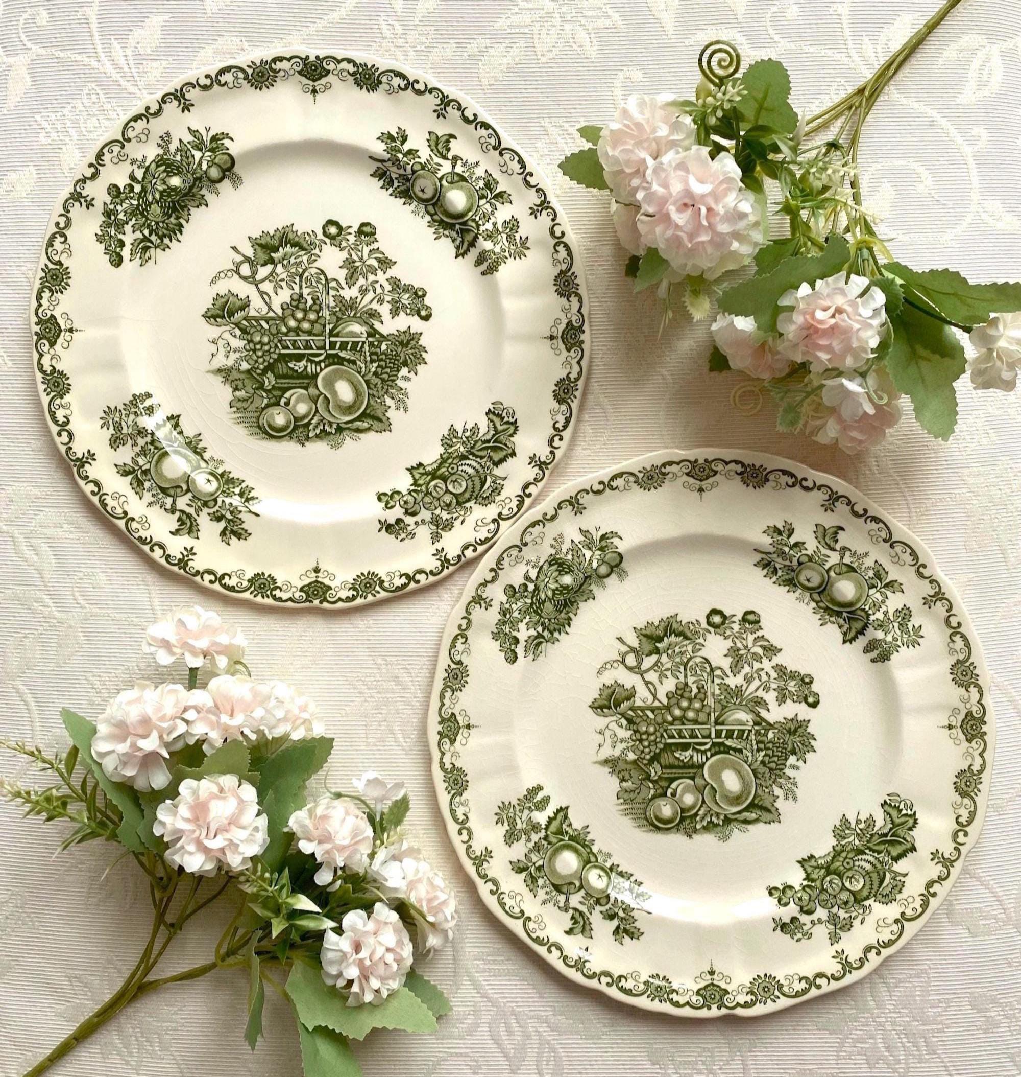 Masons Fruit Basket Dinner Plates - Etsy