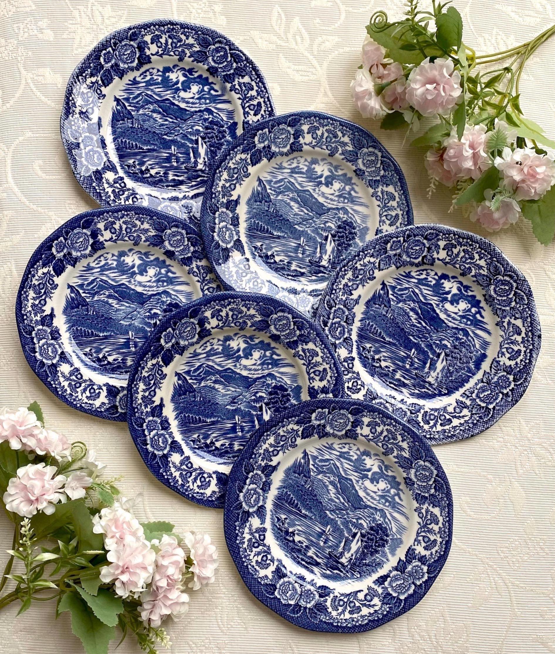 chocolat　スコットランド製　皿計7枚 Royal warwick lochs of scotland - Etsy 日本