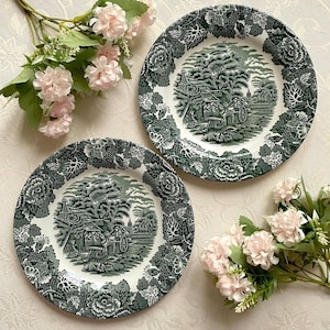 Enoch Woods Green Plate - Etsy
