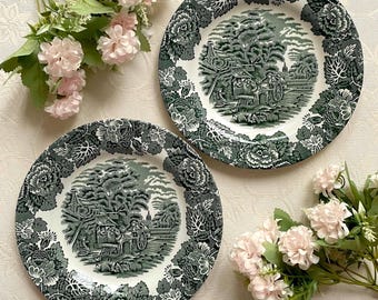 【Enoch Wood's】プレート HUGE Enoch Woods English Scenery Woods Ware Oval Platter 21” By 17