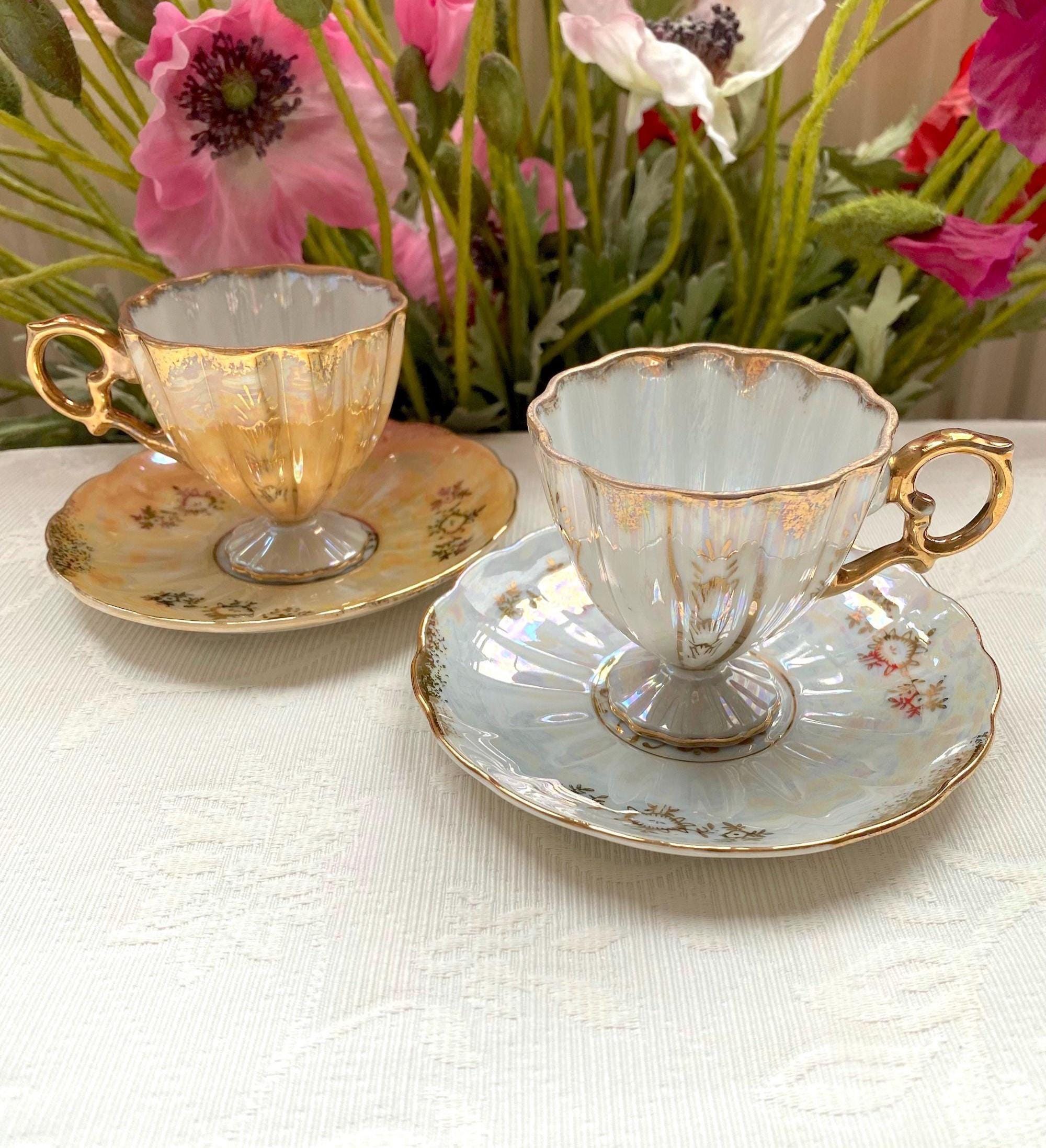 Pearl china tea set - Etsy 日本