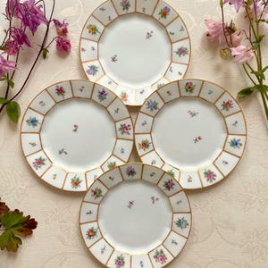 Price is for 1 Plate. Henriette Royal Copenhagen Hand Painted Floral Assorted 16 cm Diameter Cake/Side Plate. Rare Collectible 1920-1930s