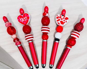 Beaded Stylus Pen w/Refill