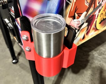 XL Pinball Drink and Phone Holder – 3D Printed Arcade Accessory