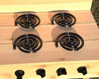 Mud Kitchen Electric Stove Burner and Knobs, Kids Pretend Play, Montessori Outdoor Play Accessories