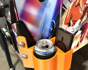 Pinball Drink & Phone Holder - Multiple Color Options, Universal Fit, Durable Design