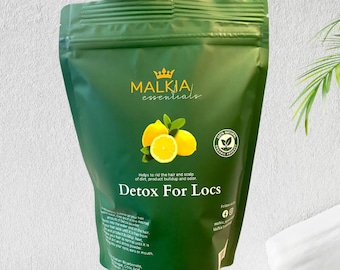 Loc Detox Powder Soak: Ocet jabłkowy i cytryna – wegańska pielęgnacja włosów (torebka 1 funta)