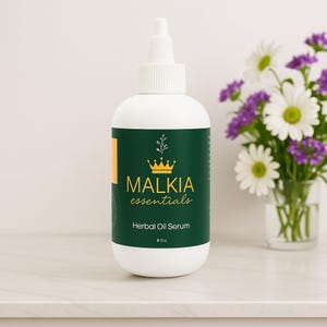 Vegan Rosemary Tea Tree Scalp Oil: Organic Hair Growth Serum for Braids & Locs