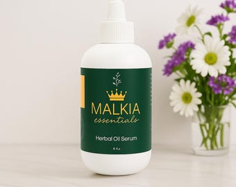 Vegan Rosemary Tea Tree Scalp Oil: Organic Hair Growth Serum for Braids & Locs