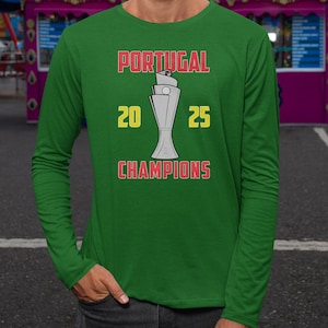 Portugal Champions Trophy Inspired, European Nations Soccer Champions 2025, Portuguese Flag Graphic Tee, Personalized Gift for Portugal Fans