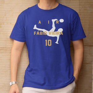 Air Vieira 10 Jersey Inspired Design, Porto Star Player Personalized Shirt, Custom Gift for Soccer Fans, Porto Football Graphic Tee