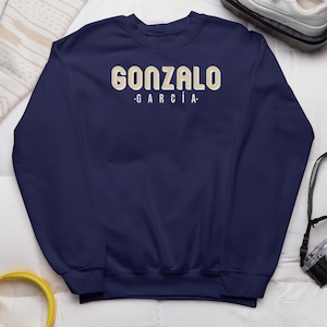 Garcia Madrid Rising Star Player Letters Name, Custom Gift for Madrid Fans, Soccer Personalized Jersey Football Design Graphic Tee