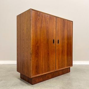 Danish Modern Teak Gentleman&#39;s Chest by Bernhardt Pedersen & Son