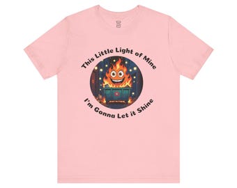 Camiseta gráfica "Dumpster Fire": divertida camiseta unisex