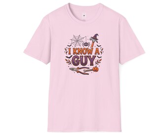 Halloween Handyman Craftsman T-Shirt - Funny I Know A Guy / Im The Guy