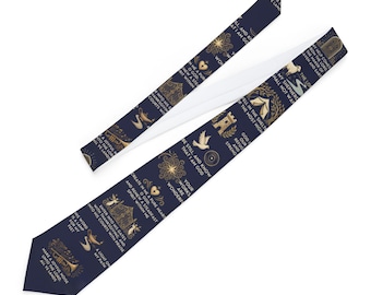 Bible Psalm Verses Necktie
