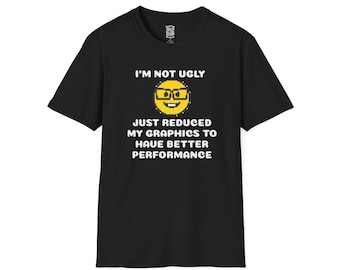 Im Not Ugly - Geeky Pixel Smile T-Shirt