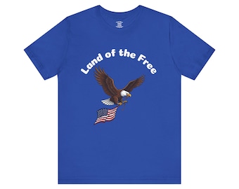 Camiseta con la bandera de EE. UU. y el águila patriótica: 4 de julio