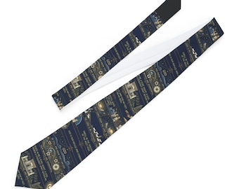 Bible Psalm Verse Necktie  Stripe Necktie