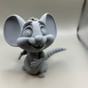 Flexi Articulated Mouse, 3D Printed and Color Customizable