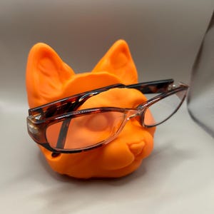 Cat Glasses Holder/Stand, 3D Printed and Color Customizable