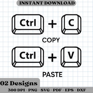 Tech pappa & barn matchande skjorta SVG, Ctrl C Ctrl V (digital nedladdning)