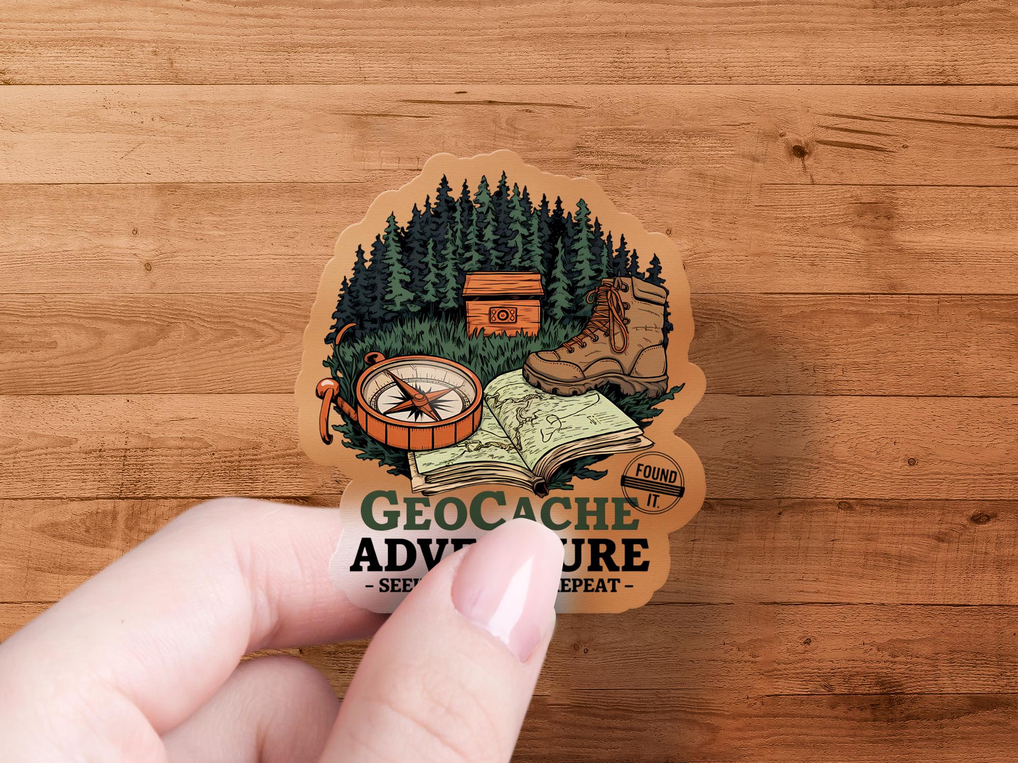 Geocaching Adventure PNG: Compass, Map, Hiking Clipart (digital ...