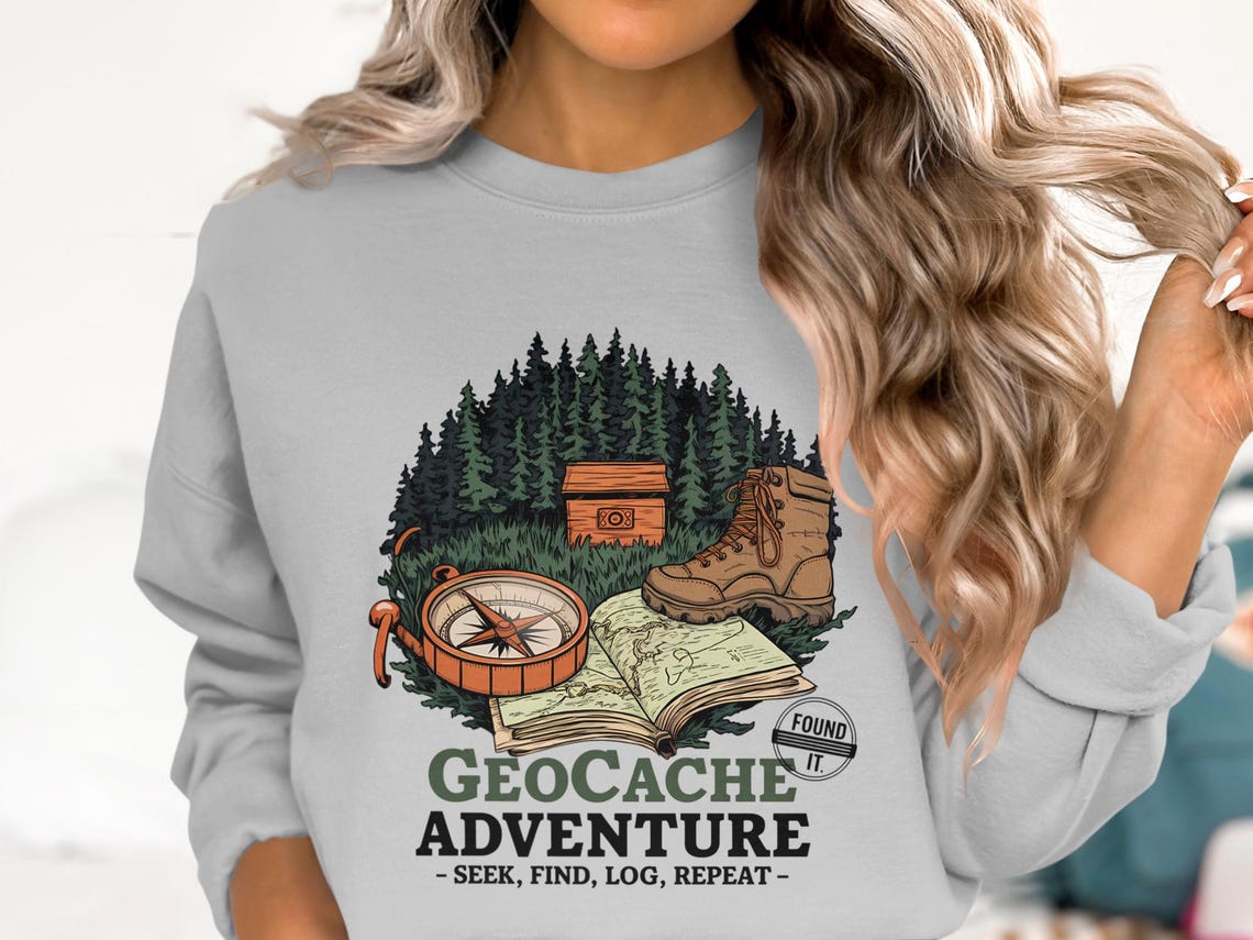 Geocaching Adventure PNG: Compass, Map, Hiking Clipart (digital ...