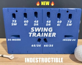 Pro-Grade Golf Swing Trainer - Master your swing anywhere, anytime - Instant feedback for left & right-handed - Indestructible - UNIT ONLY