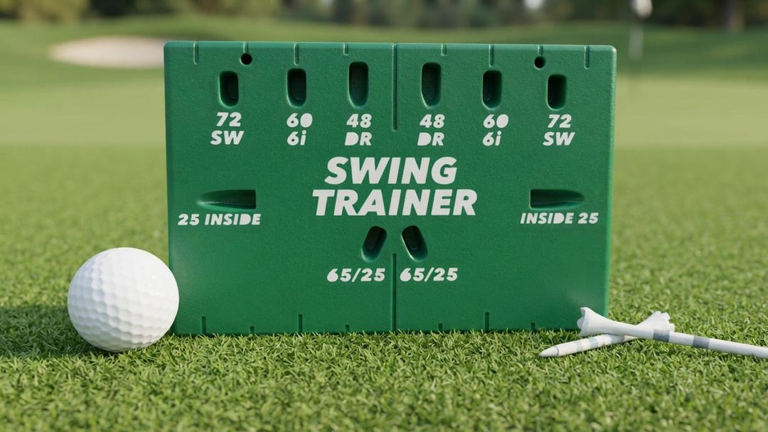 Indestructible Golf Swing Trainer - Swing Path & Plane Aid for All