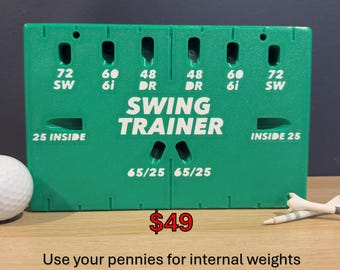 Pro-Grade Golf Swing Trainer - Master your swing anywhere, anytime - Instant feedback for lh and rh golfers. Pro UNIT ONLY. Pennies version