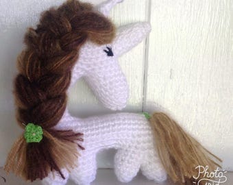 Crochet Unicorn, Plush Pony, Unicorn Horse, Amigurumi Horse, Stuffed Horse