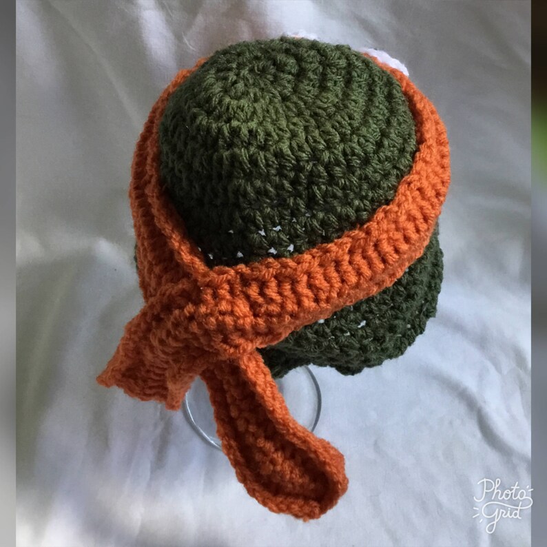 Winter Hat Teenage Mutant Ninja Turtle Hat Child/'s Ninja Hat Crochet Ninja Turtle Hat