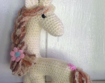 Crochet Horse, Amigurumi Pony, Plush Pony, Soft Horse, Stuffed Pony