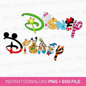 Mouse and Friends Vibes Svg, 2025 Family Vacation Svg, Family Trip Svg, Magical Kingdom Svg, Png Svg Files For Sublimation, Instant Download