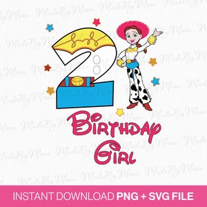 2 Years Old Birthday Svg, Birthday Girl Svg, Toy Friends Cowgirl Svg, Stars Svg, Family Birthday Girl Svg, Png Svg Files, Instant Download