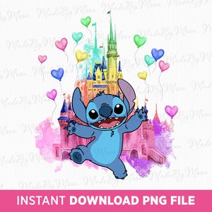 Funny Character Png, Watercolor Magical Kingdom Png, 2025 Family Trip Png, Family Vacation Png, Color Balloons Png, Png File For Sublimation