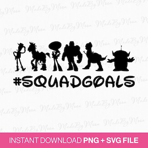 Squad Goals Svg, Toy Friends Svg, Vacay Mode, Family Vacation 2025 Svg, Family Trip Svg, Png Svg Files For Print, Instant Download