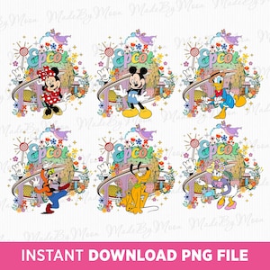 Epcot Png, Mickey and Friends Png, Family Vacation 2025 Png, Flower Garden Festival Png, Family Trip Png, Png Files For Sublimation