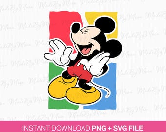 Funny Mickey Mouse SVG, Family Vacation Design (Instant Download)