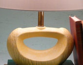 SALE -Little Mid-Century Mod Yellow Lamp - Free Shipping