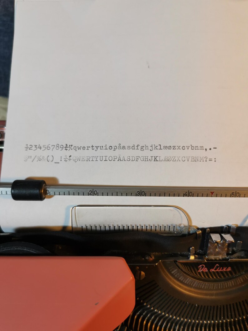 Rare Pink Olympia SF Deluxe Typewriter – Works Great, With Case - Etsy